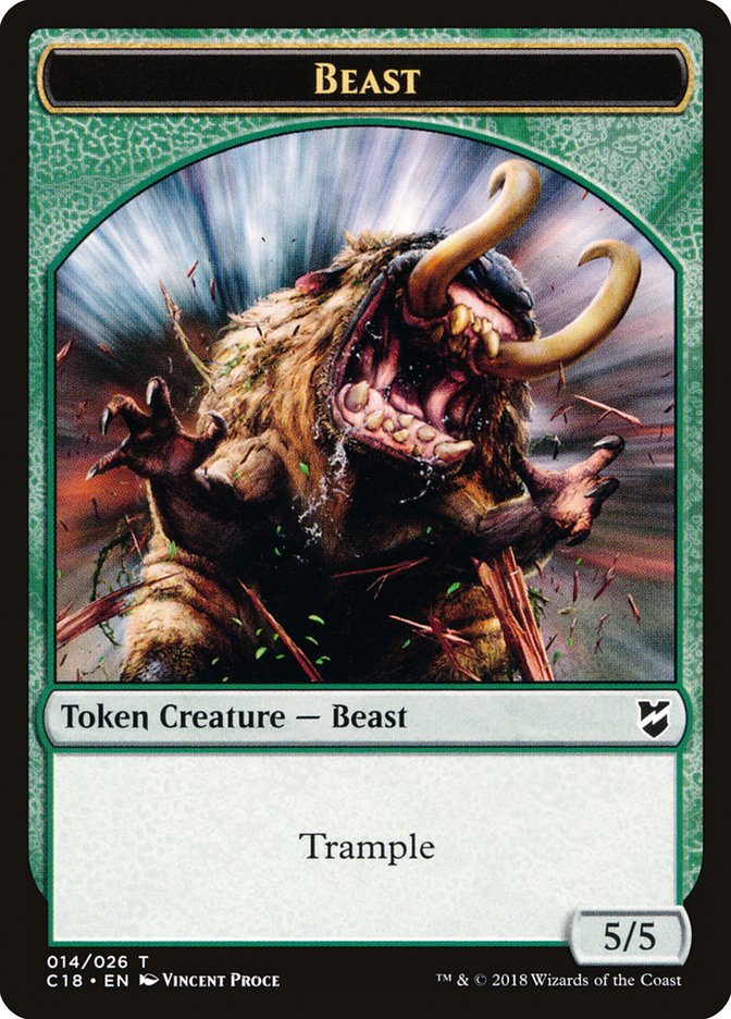 Beast (014/026) [Commander 2018 Tokens] | Good Games Adelaide SA