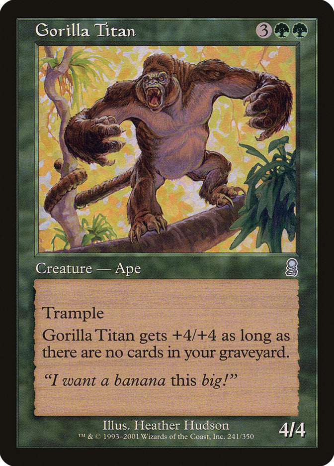 Gorilla Titan 241 (Odyssey)  - Foil | Good Games Adelaide SA