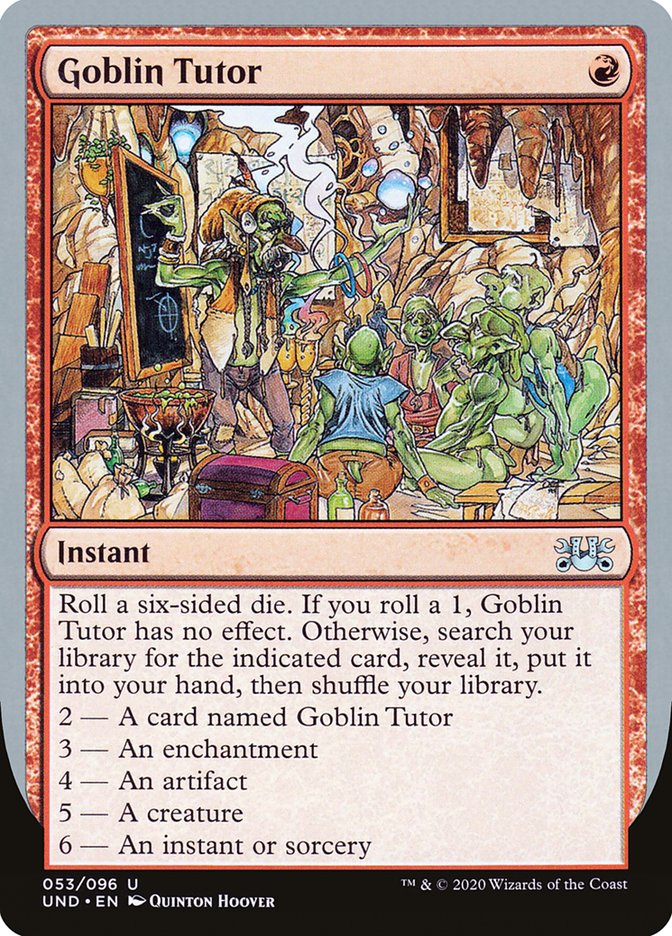 Goblin Tutor [Unsanctioned] | Good Games Adelaide SA