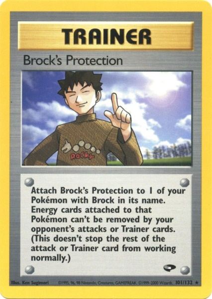 Brock's Protection (101/132) [Gym Challenge Unlimited] | Good Games Adelaide SA