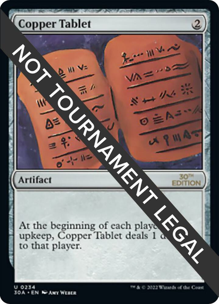 Copper Tablet 234/594 (30th Anniversary Edition)  | Good Games Adelaide SA