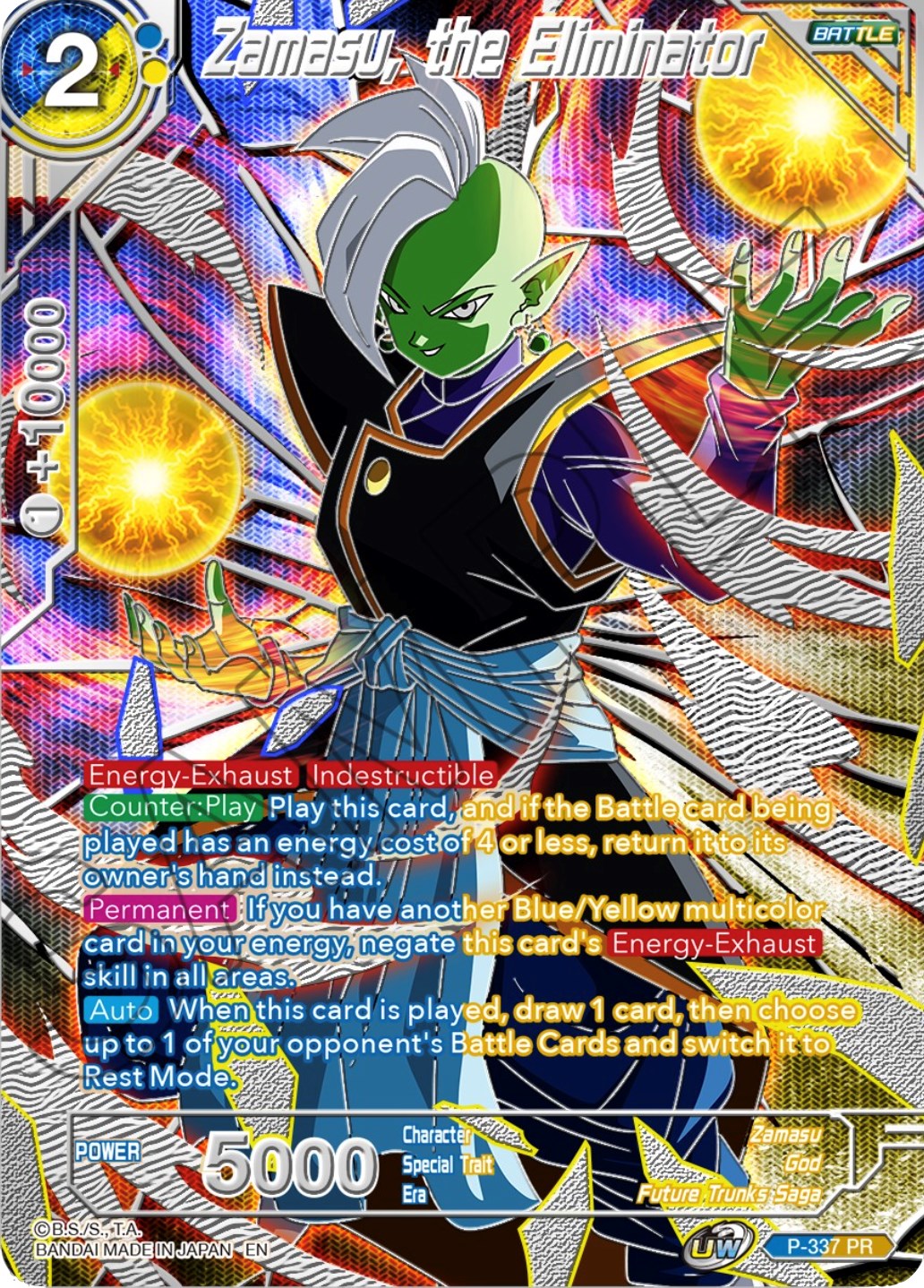 Zamasu, the Eliminator (P-337) [Collector's Selection Vol. 3] | Good Games Adelaide SA