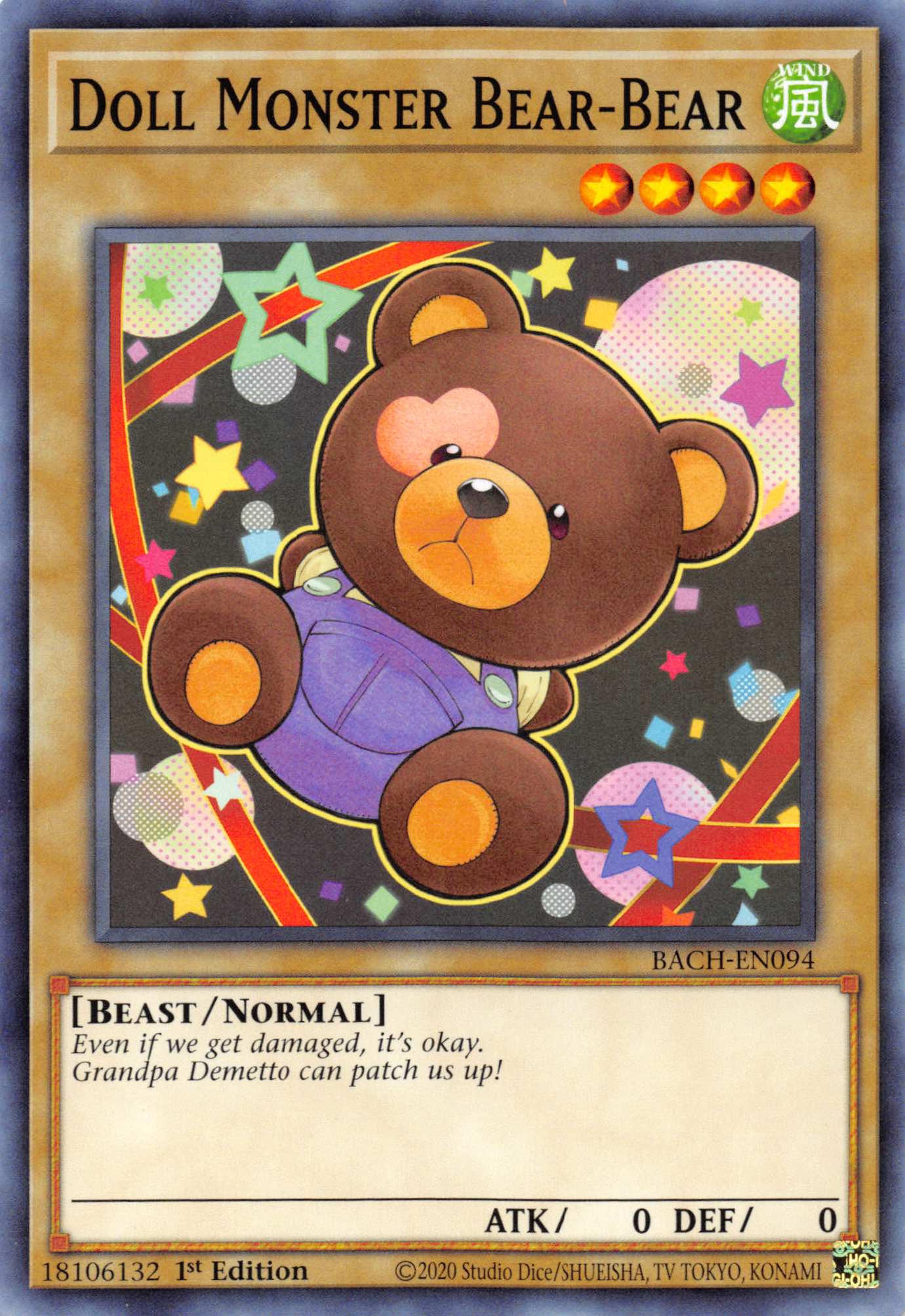Doll Monster Bear-Bear [BACH-EN094] Common | Good Games Adelaide SA