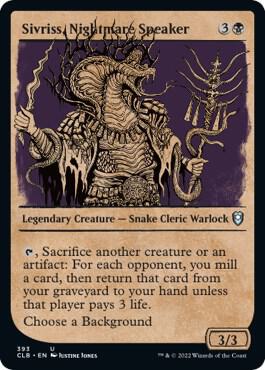 Sivriss Nightmare Speaker Showcase 393 (Commander Legends: Battle for Baldur's Gate)  | Good Games Adelaide SA