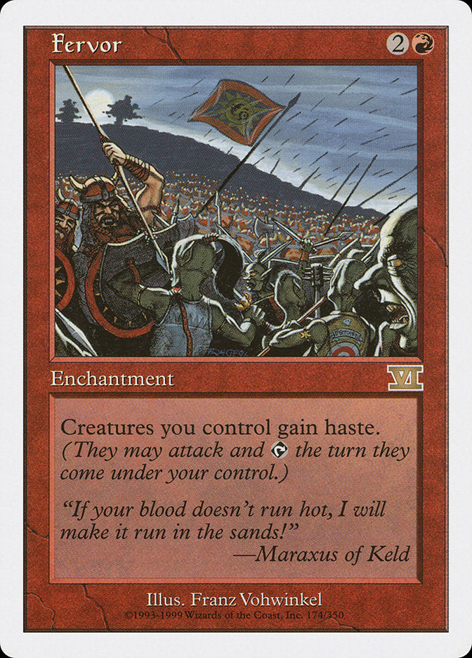 Fervor [Classic Sixth Edition] | Good Games Adelaide SA