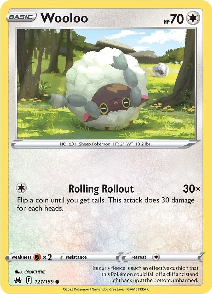 Wooloo (121/159) [Sword & Shield: Crown Zenith] | Good Games Adelaide SA