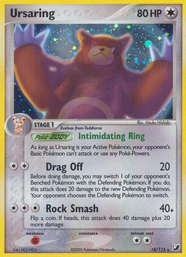 Ursaring 18/115 (Unseen Forces)  - Holofoil | Good Games Adelaide SA