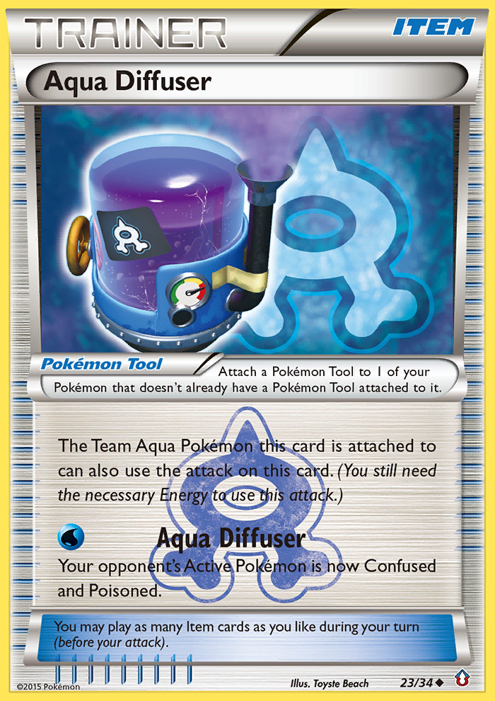 Aqua Diffuser (23/34) [XY: Double Crisis] | Good Games Adelaide SA