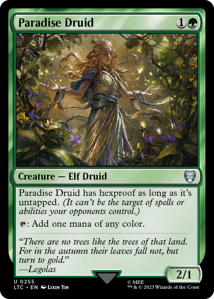 Paradise Druid [The Lord of the Rings: Tales of Middle-Earth Commander] | Good Games Adelaide SA