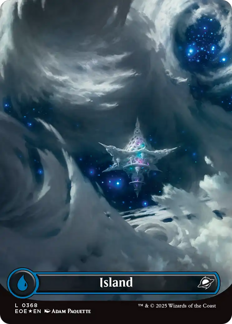 Island (0368) (Borderless) (Galaxy Foil) [Edge of Eternities] | Good Games Adelaide SA