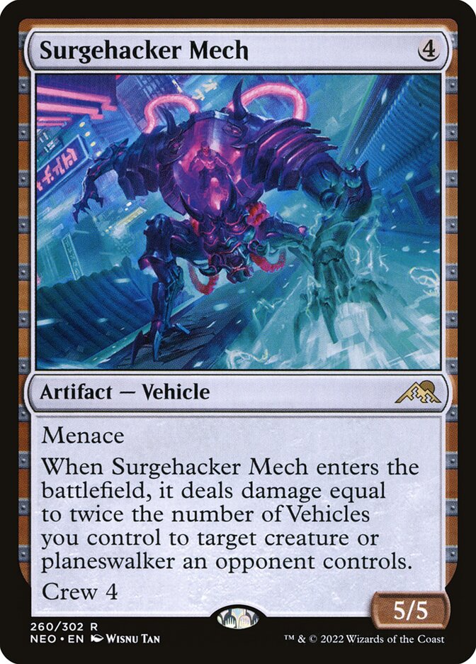 Surgehacker Mech 260 (Kamigawa: Neon Dynasty)  | Good Games Adelaide SA