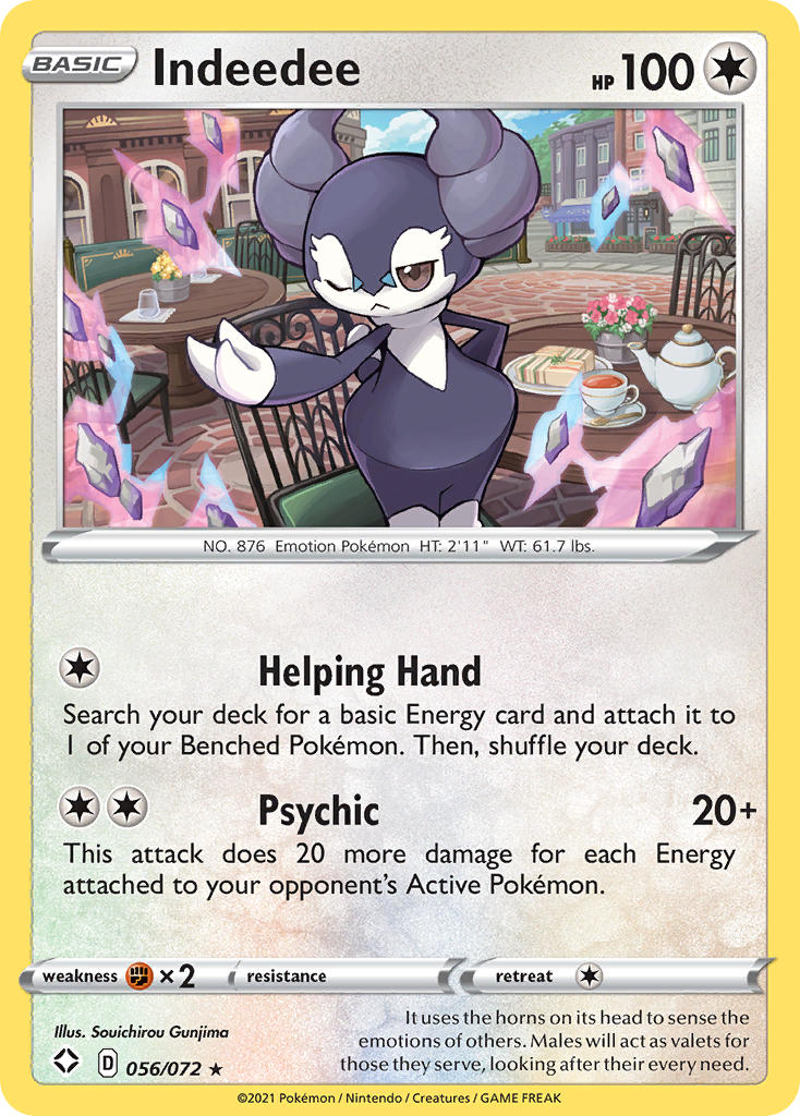 Indeedee (056/072) [Sword & Shield: Shining Fates] | Good Games Adelaide SA