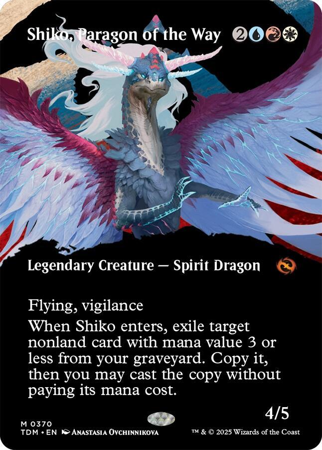Shiko, Paragon of the Way 370 (Tarkir: Dragonstorm)  - Foil | Good Games Adelaide SA