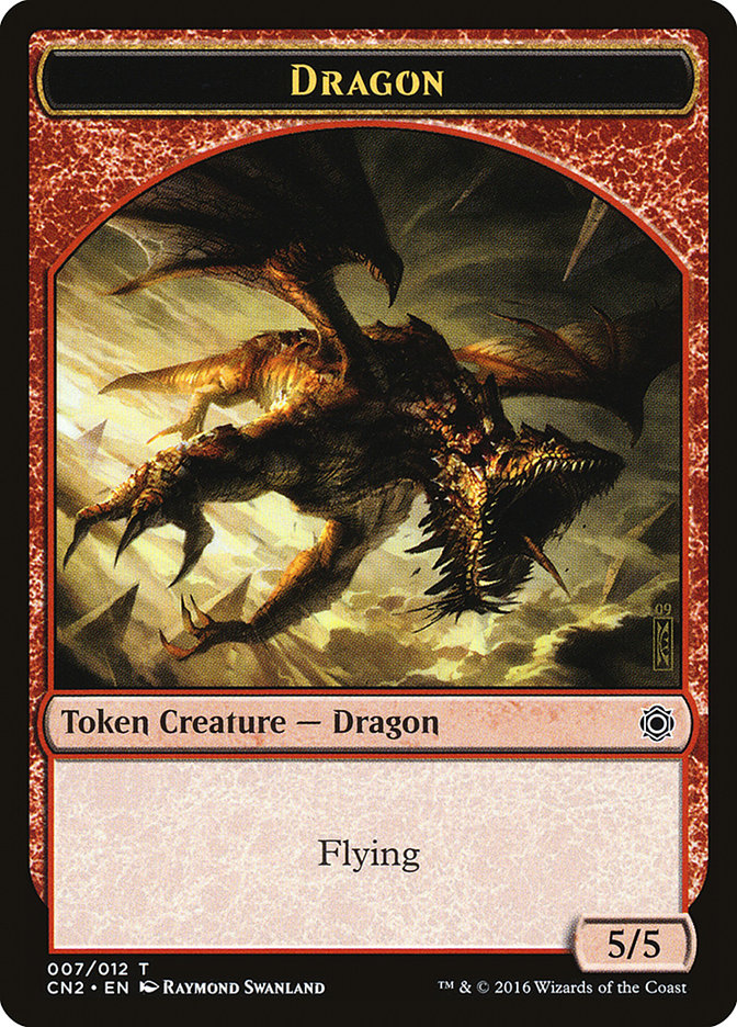 Dragon Token [Conspiracy: Take the Crown Tokens] | Good Games Adelaide SA