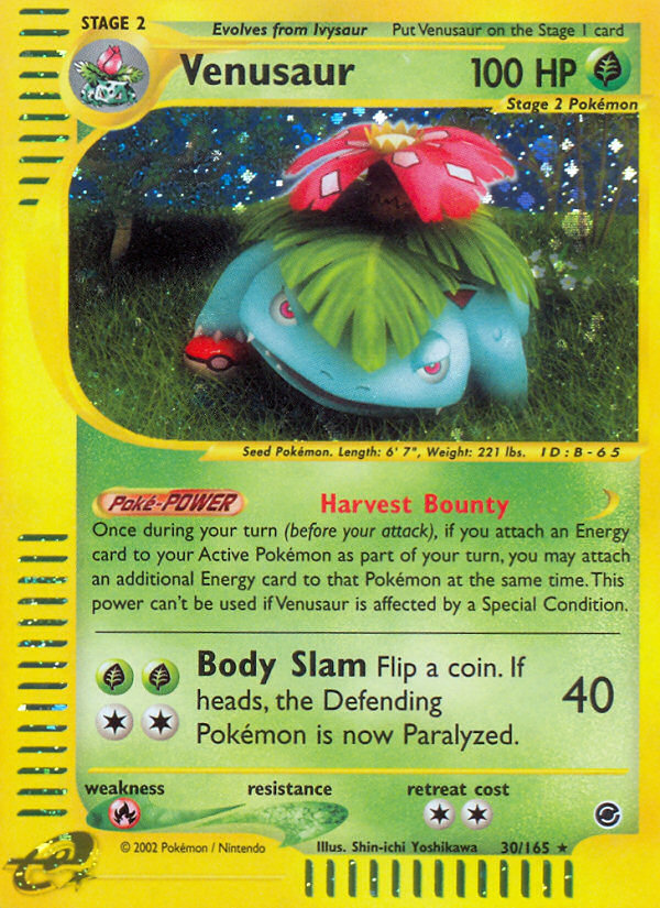 Venusaur (30/165) [Expedition: Base Set] | Good Games Adelaide SA