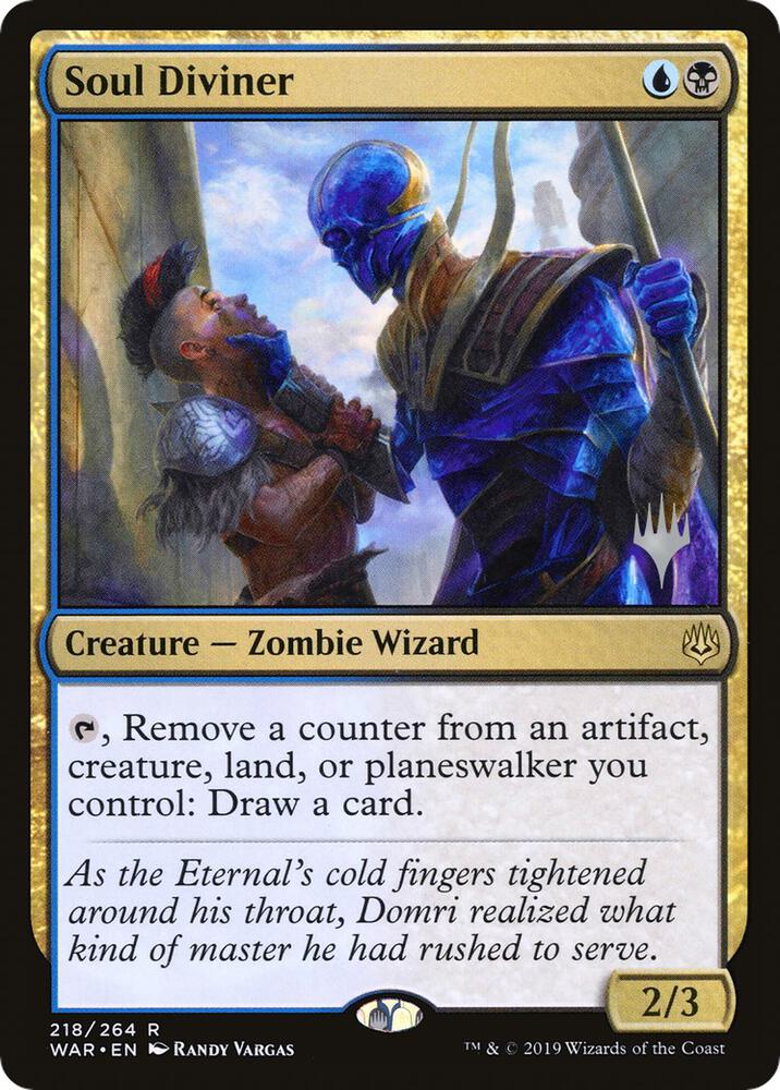 Soul Diviner 218 (Promo Pack: Throne of Eldraine)  - Foil | Good Games Adelaide SA