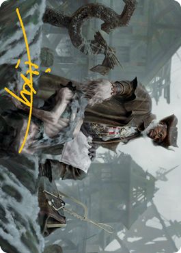 Jadar, Ghoulcaller of Nephalia Art Card (Gold-Stamped Signature) [Innistrad: Midnight Hunt Art Series] | Good Games Adelaide SA