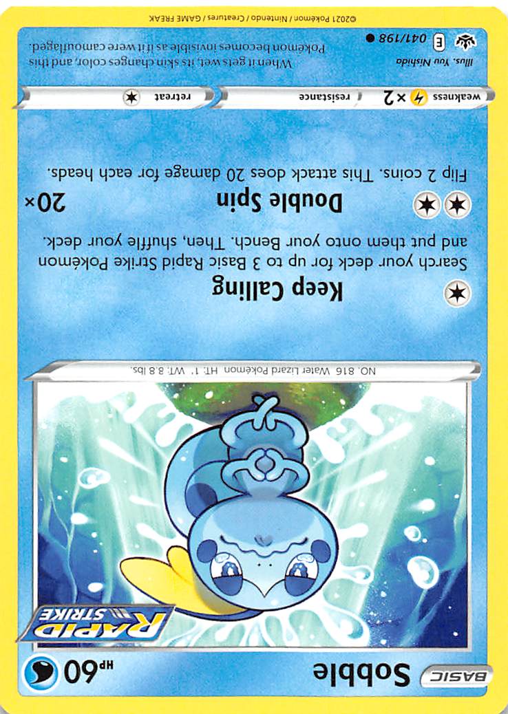 Sobble (041/198) [Sword & Shield: Chilling Reign] | Good Games Adelaide SA