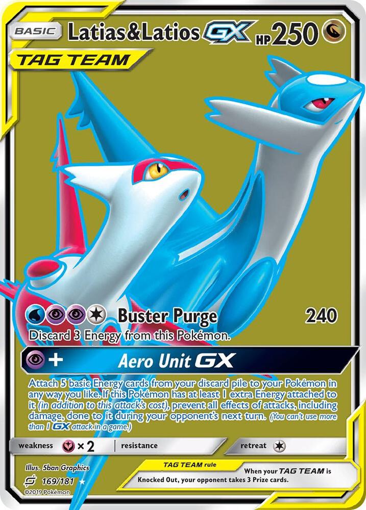 Latias and Latios GX Full Art 169/181 (SM - Team Up)  - Holofoil | Good Games Adelaide SA