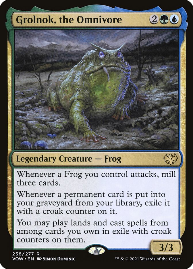 Grolnok, the Omnivore 238 (Innistrad: Crimson Vow)  - Foil | Good Games Adelaide SA