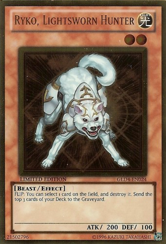 Ryko, Lightsworn Hunter [GLD4-EN024] Gold Rare | Good Games Adelaide SA