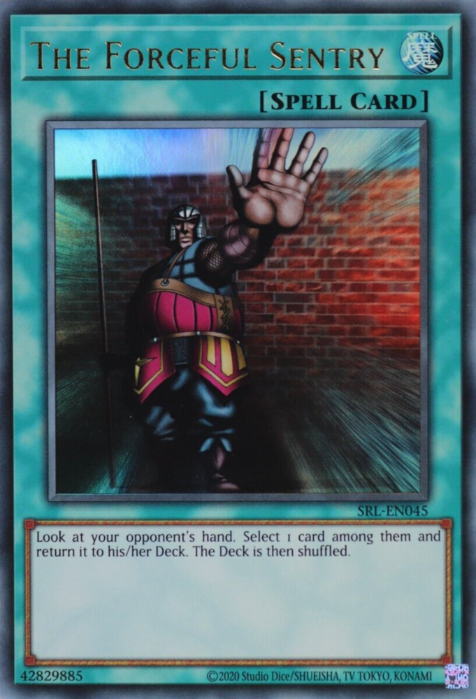 The Forceful Sentry (25th Anniversary) [SRL-EN045] Ultra Rare | Good Games Adelaide SA
