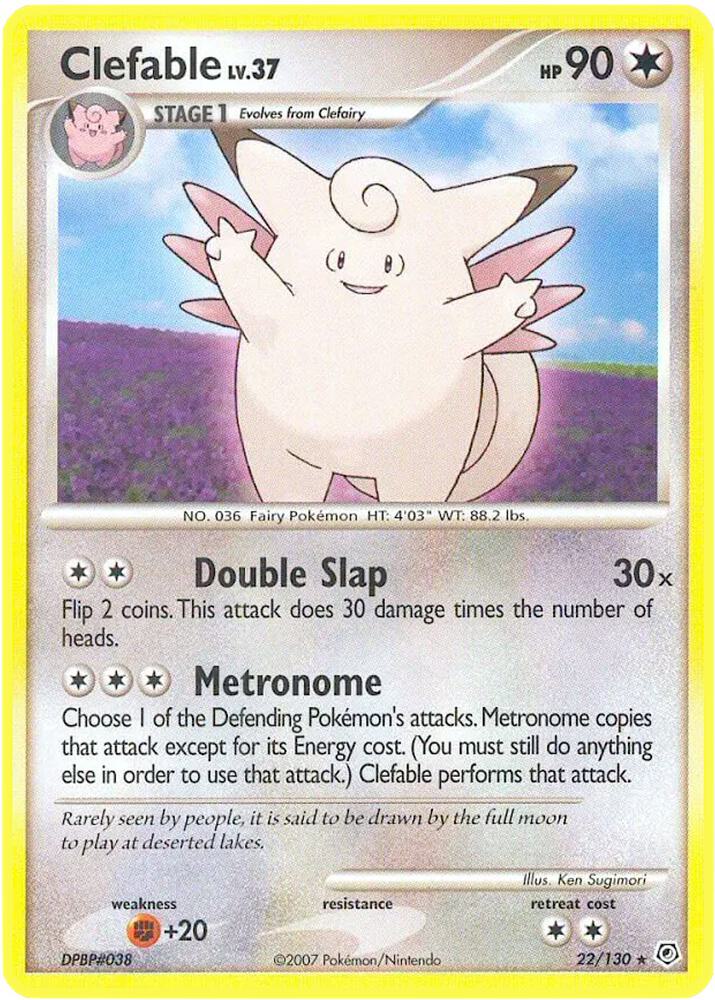 Clefable 22/130 (Diamond and Pearl)  | Good Games Adelaide SA