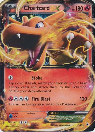 Charizard EX (11/106) (Jumbo Card) [XY: Flashfire] | Good Games Adelaide SA