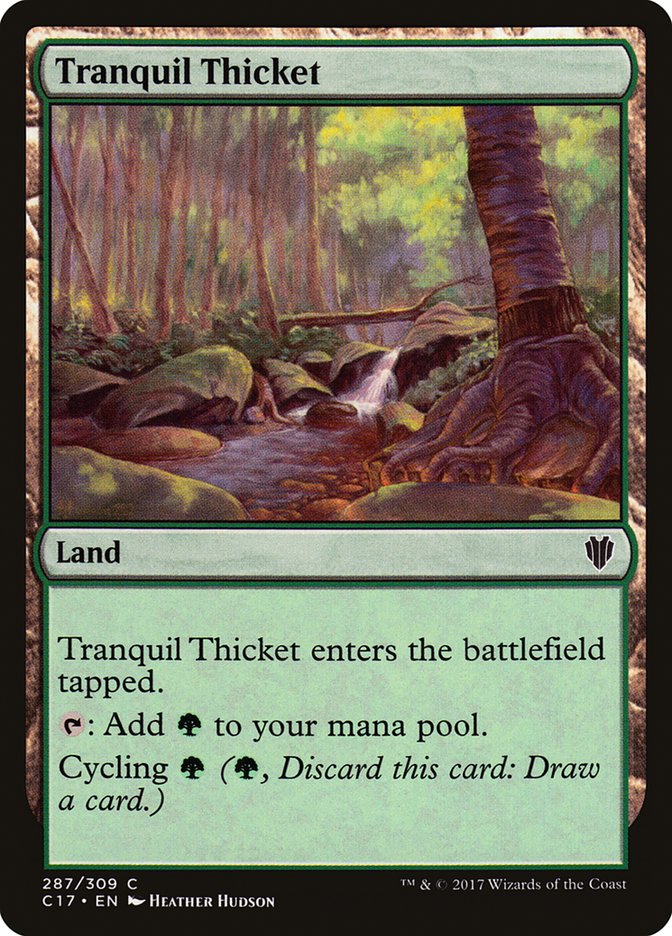 Tranquil Thicket [Commander 2017] | Good Games Adelaide SA