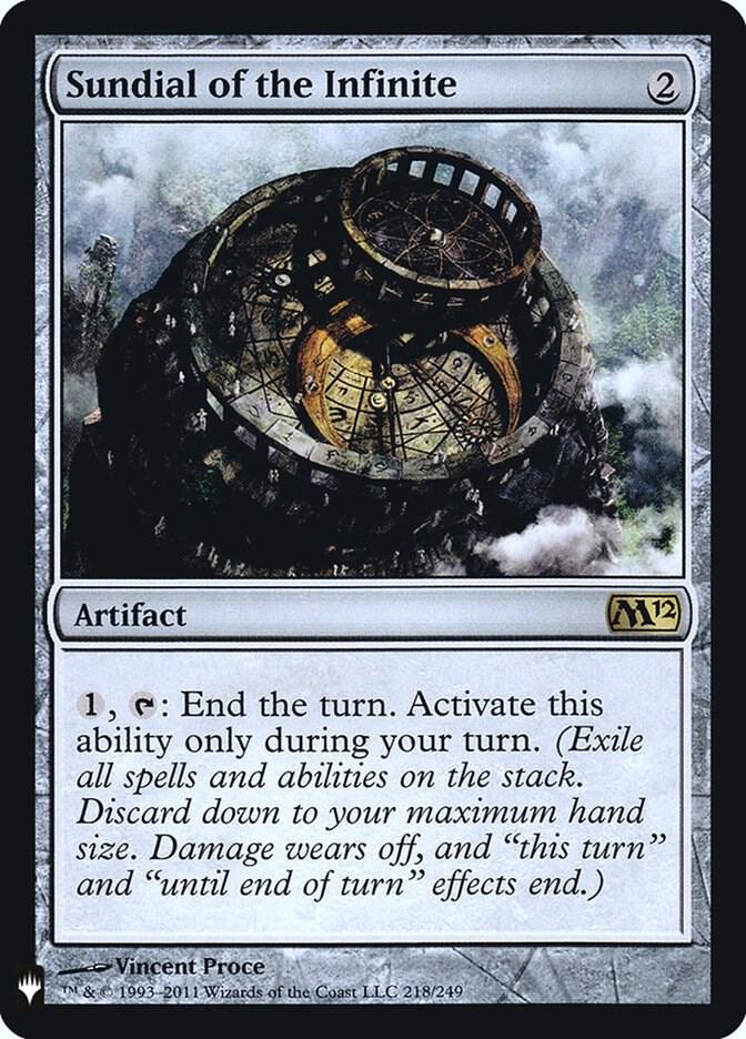Sundial of the Infinite 218 (The List Reprints)  - Foil | Good Games Adelaide SA