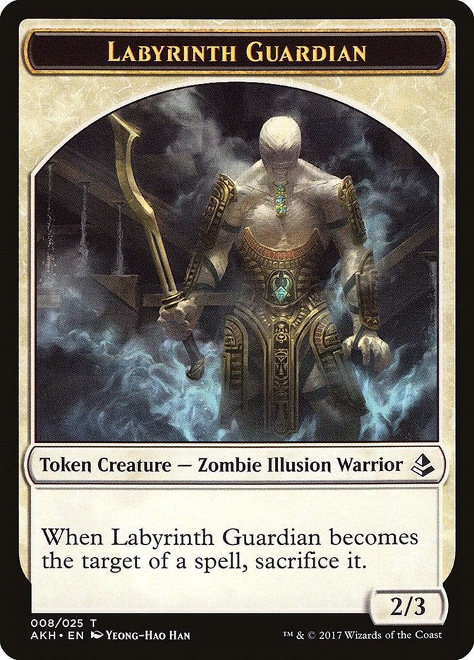 Warrior // Labyrinth Guardian Token [Amonkhet Tokens] | Good Games Adelaide SA