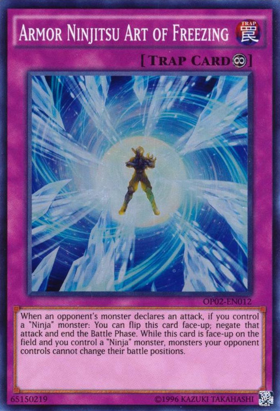 Armor Ninjitsu Art of Freezing [OP02-EN012] Super Rare | Good Games Adelaide SA