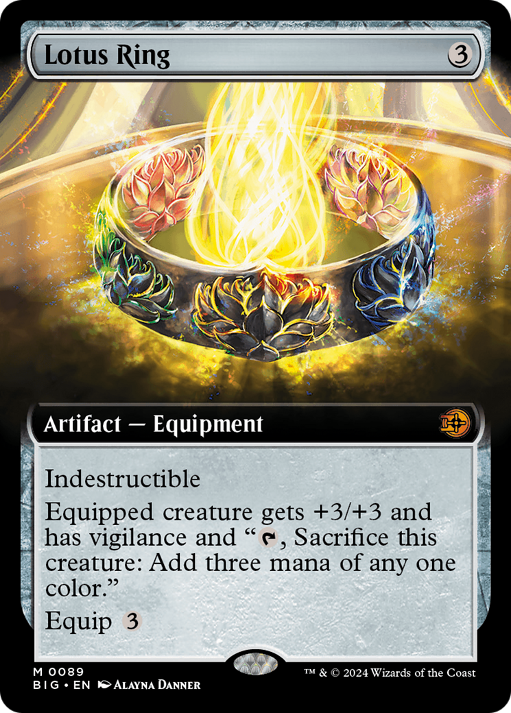 Lotus Ring (Extended Art) [Outlaws of Thunder Junction: The Big Score] | Good Games Adelaide SA