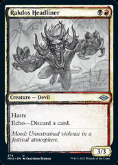 Rakdos Headliner (Sketch) [Modern Horizons 2] | Good Games Adelaide SA