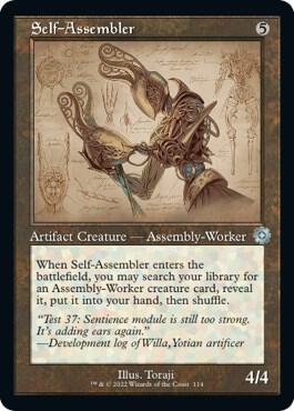 Self Assembler Schematic 114 (The Brothers' War: Retro Frame Artifacts)  | Good Games Adelaide SA
