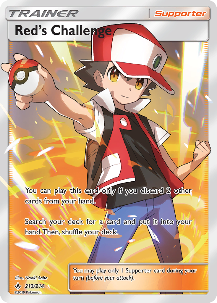 Red's Challenge (213/214) [Sun & Moon: Unbroken Bonds] | Good Games Adelaide SA