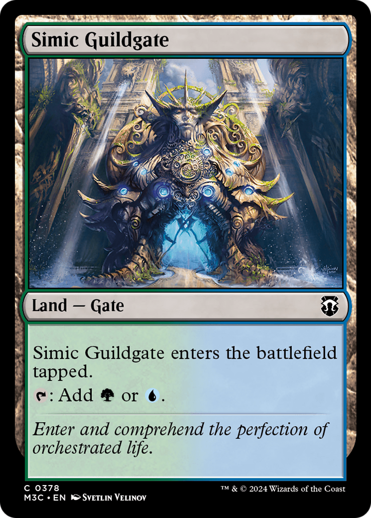 Simic Guildgate (Ripple Foil) [Modern Horizons 3 Commander] | Good Games Adelaide SA