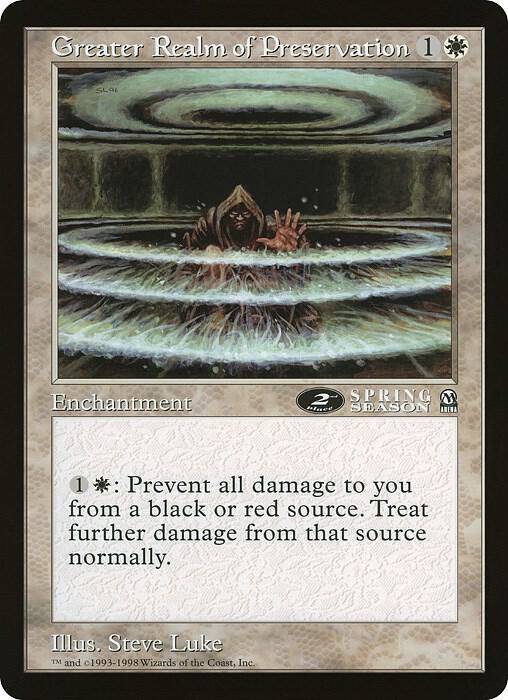 Greater Realm of Preservation 2nd Place Arena League  (Oversize Cards)  | Good Games Adelaide SA