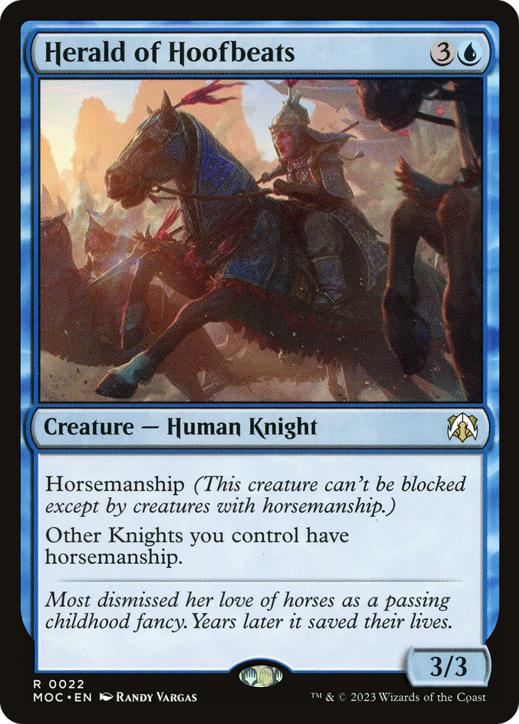 Herald of Hoofbeats [March of the Machine Commander] | Good Games Adelaide SA