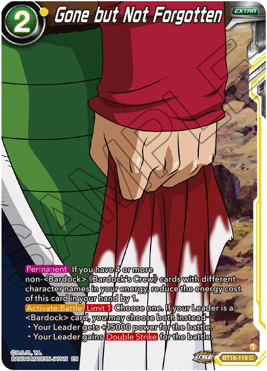 Gone but Not Forgotten (BT18-120) [Dawn of the Z-Legends] | Good Games Adelaide SA