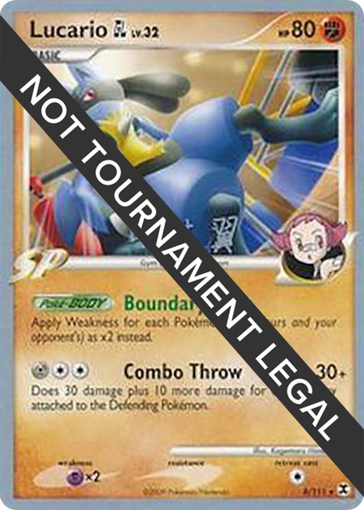 Lucario GL 2009 Tsubasa Nakamura 8/111 (World Championship Decks)  | Good Games Adelaide SA