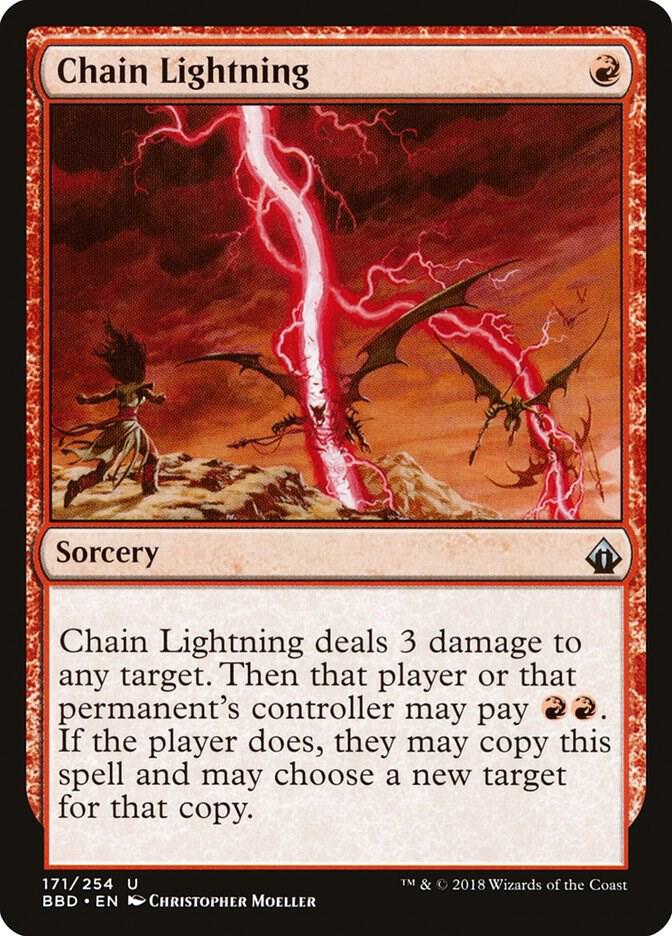 Chain Lightning 171 (Battlebond)  - Foil | Good Games Adelaide SA