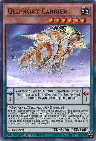 Qliphort Carrier (SE) [NECH-ENS03] Super Rare | Good Games Adelaide SA
