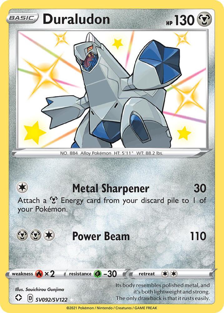 Duraludon SV092/SV122 (Shining Fates: Shiny Vault)  - Holofoil | Good Games Adelaide SA