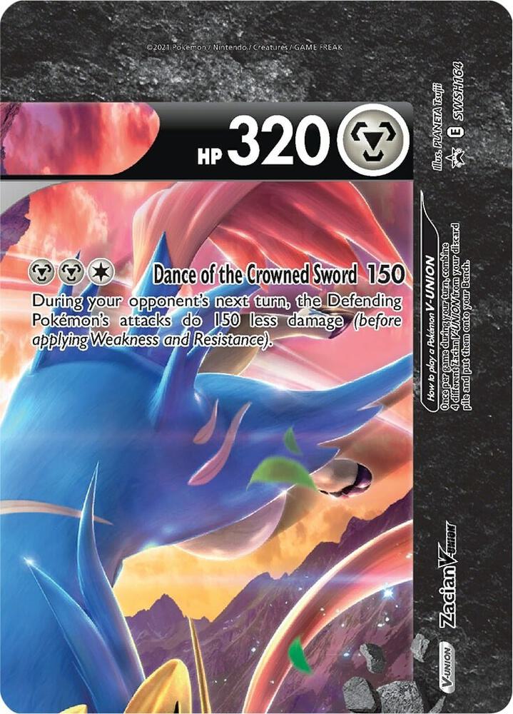 Zacian V UNION SWSH164 (SWSH: Sword & Shield Promo Cards)  - Holofoil | Good Games Adelaide SA
