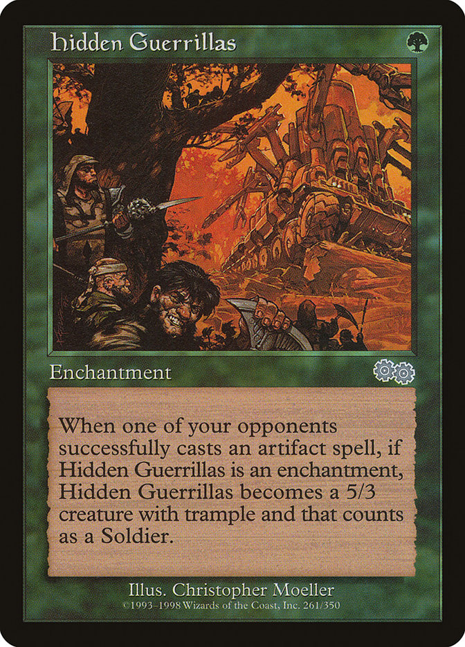 Hidden Guerrillas 261 (Urza's Saga)  | Good Games Adelaide SA
