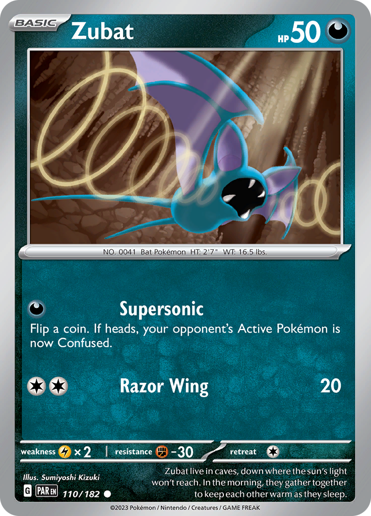 Zubat (110/182) [Scarlet & Violet: Paradox Rift] | Good Games Adelaide SA