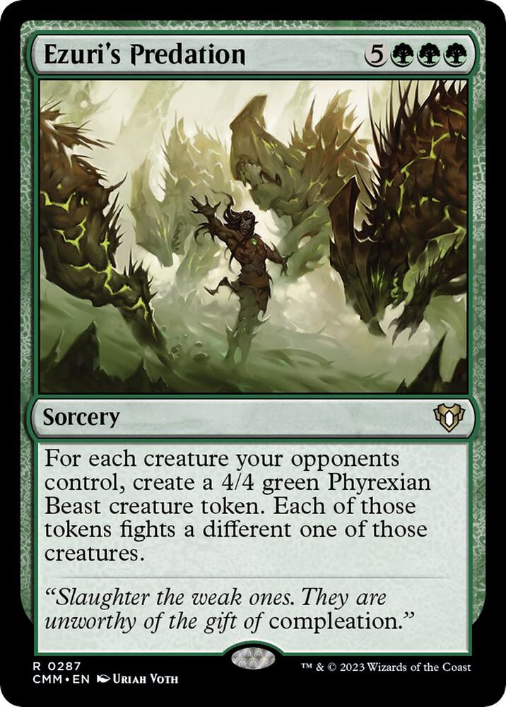 Ezuris Predation 287 (Commander Masters)  - Foil | Good Games Adelaide SA