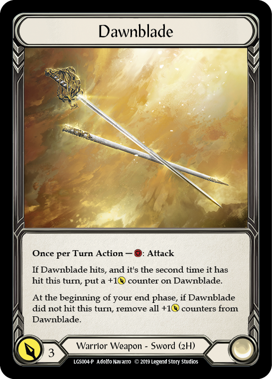 Dawnblade [LGS004-P] (Promo)  1st Edition Cold Foil | Good Games Adelaide SA