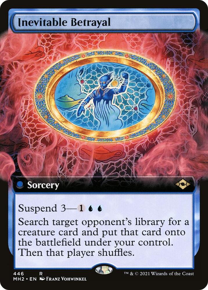 Inevitable Betrayal Extended Art 446 (Modern Horizons 2)  - Foil | Good Games Adelaide SA